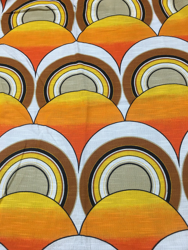 Vintage 70s Curtain   #C152  FREE AUS POSTAGE