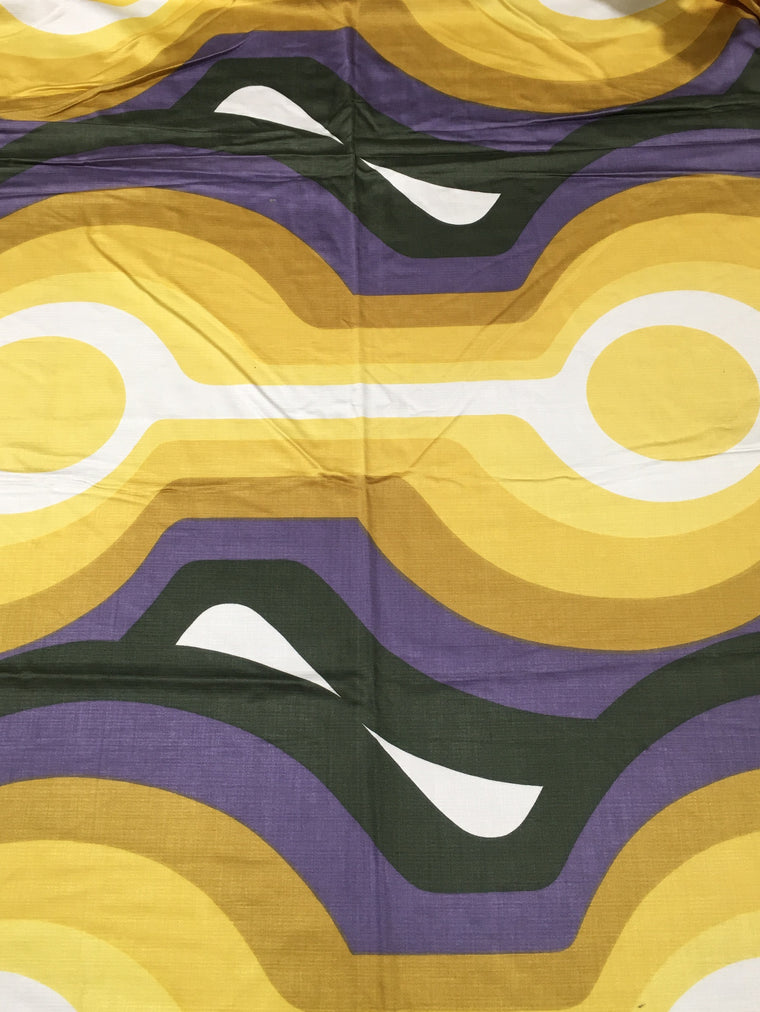 Vintage 70s Curtain   #C161 FREE AUS POSTAGE