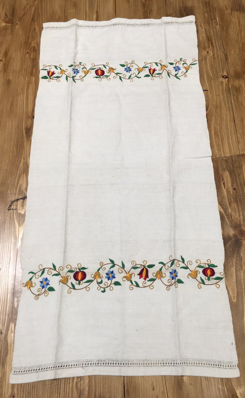 Vintage European Linen Tea Towel  #C162 FREE AUS POSTAGE