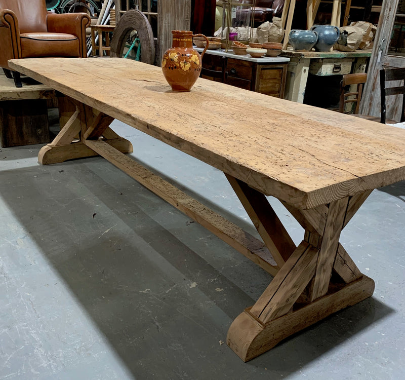 Old Baltic Pine  Dining Table  3 meter #4651