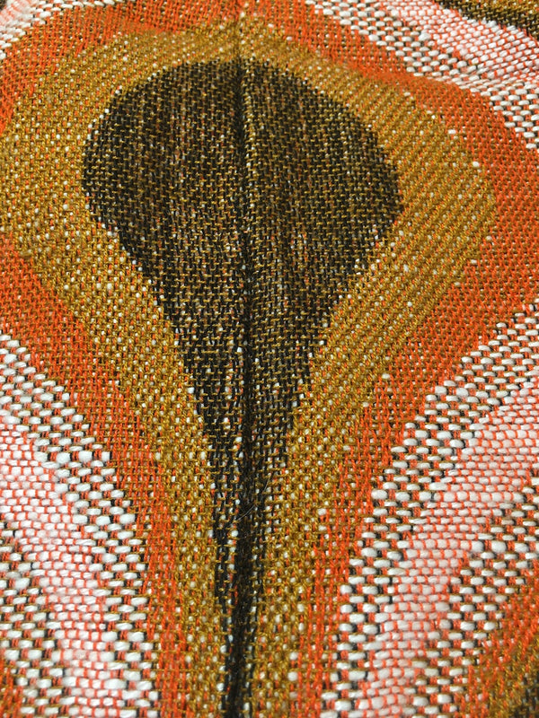 Vintage 70s Curtain   #C162  FREE AUS POSTAGE