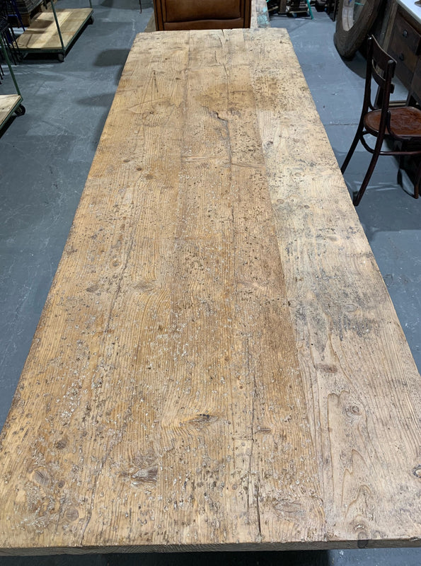 Old Baltic Pine  Dining Table  3 meter #4651