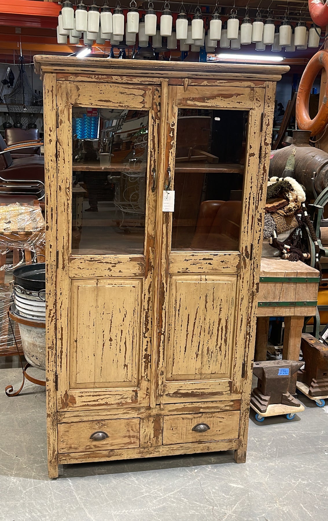 Vintage  Wooden Cabinet #4498