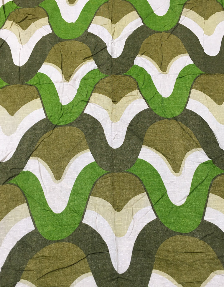 Vintage 70s Curtain   #C163  FREE AUS POSTAGE