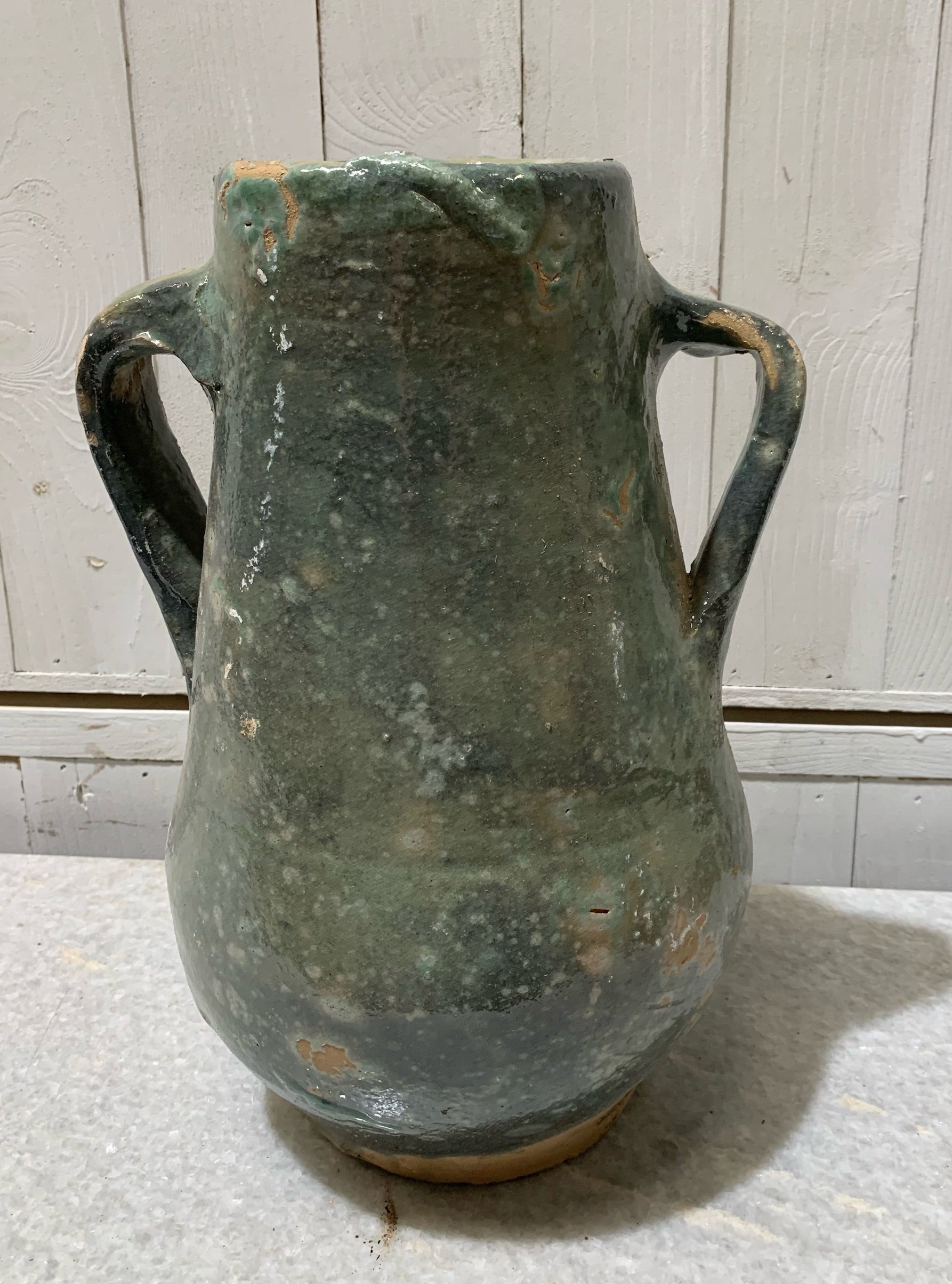 Vintage Glazed Ceramic  Pot #4652