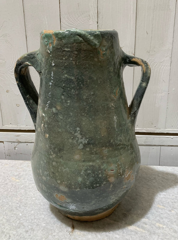 Vintage Glazed Ceramic  Pot #4652