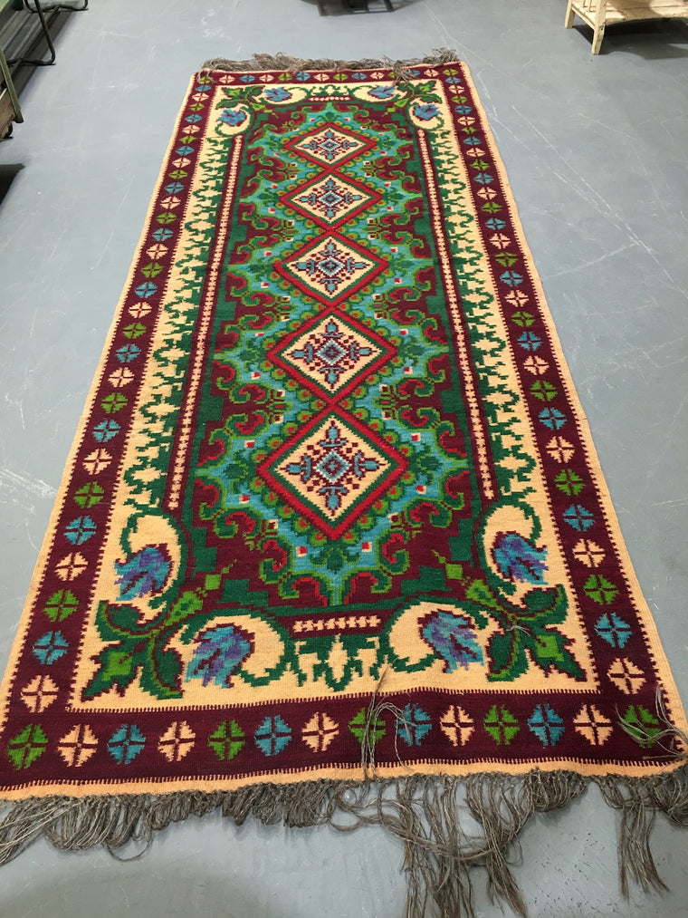 Vintage European Gypsy Carpet  #3300
