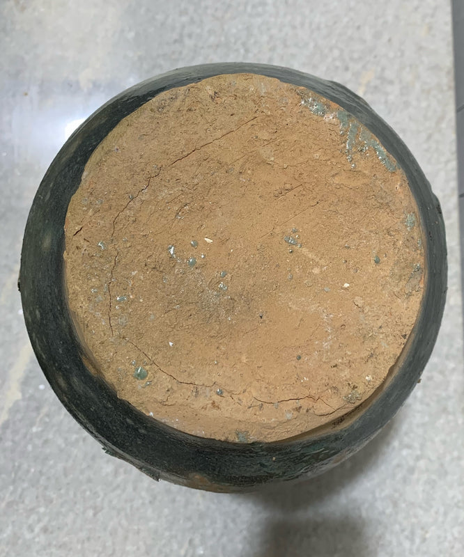 Vintage Glazed Ceramic  Pot #4652