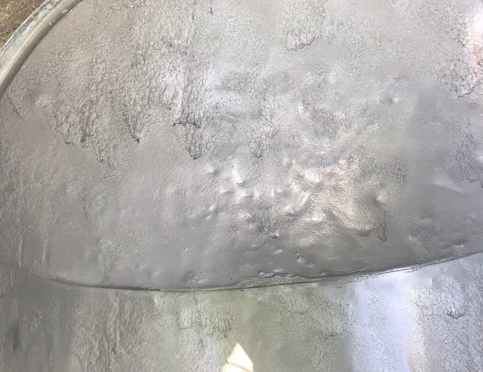 Vintage European Galvanised Bathtub #3817