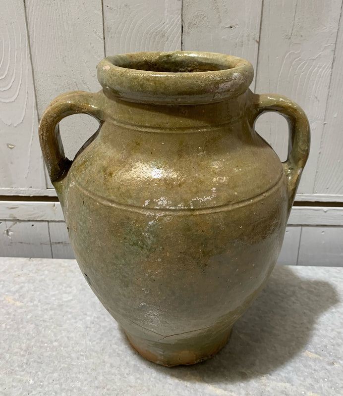 Vintage Glazed Ceramic  Pot #4657