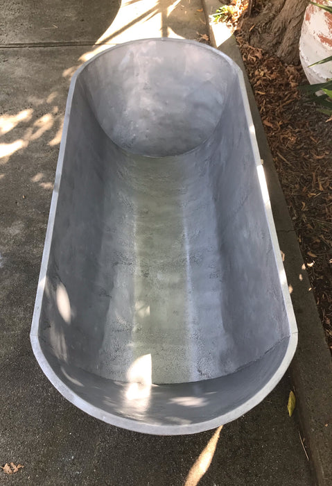 Vintage European Galvanised Bathtub #3820