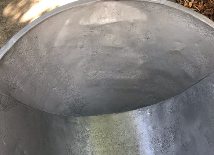 Vintage European Galvanised Bathtub #3820