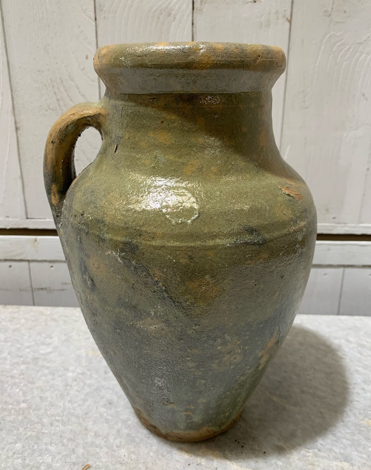 Vintage Glazed Ceramic  Pot #4658