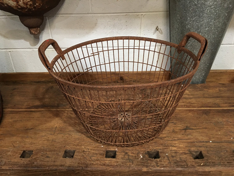 Vintage European Potato  Basket  #3270 (4)