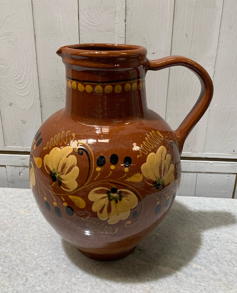 Vintage Glazed Ceramic  Jug  #4661