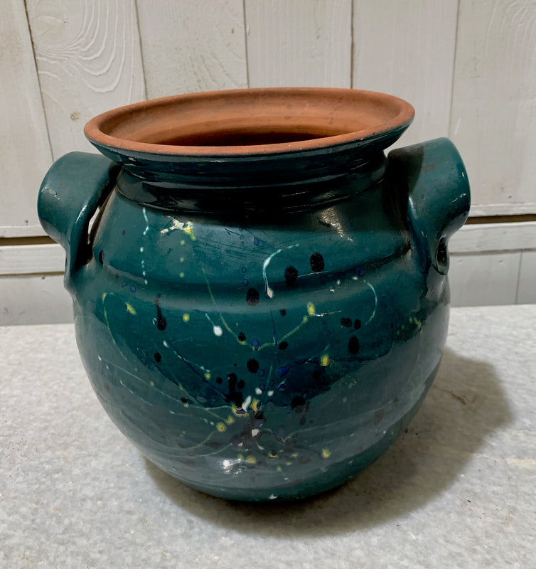 Vintage Glazed Ceramic  Pot  #4662  Byron