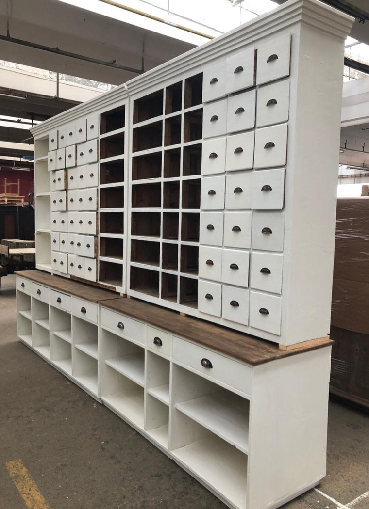 Vintage Dutch pharmacy cabinet  #3047 Byron catherine