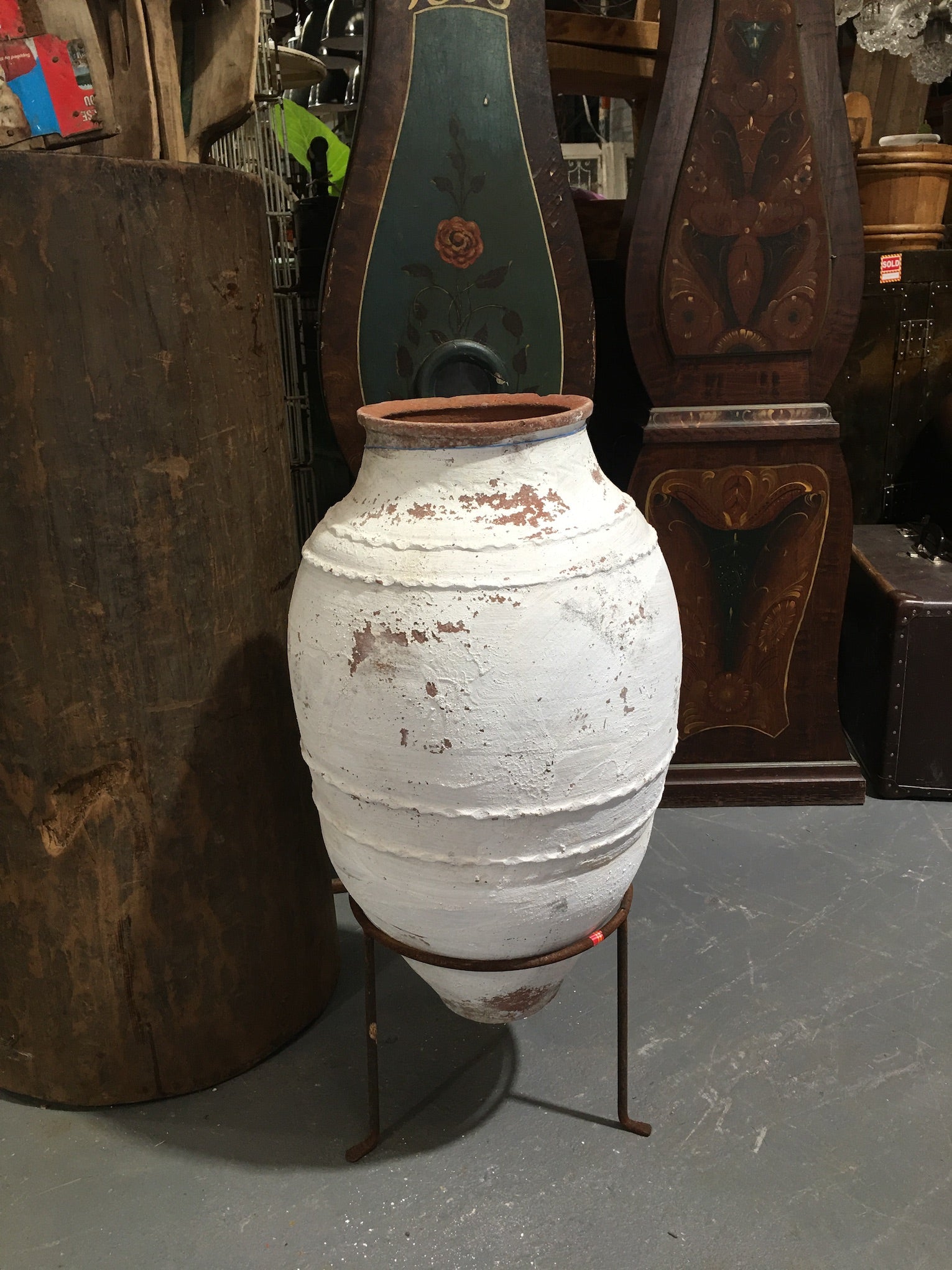 Vintage Turkish Terracotta  Pot  #3307