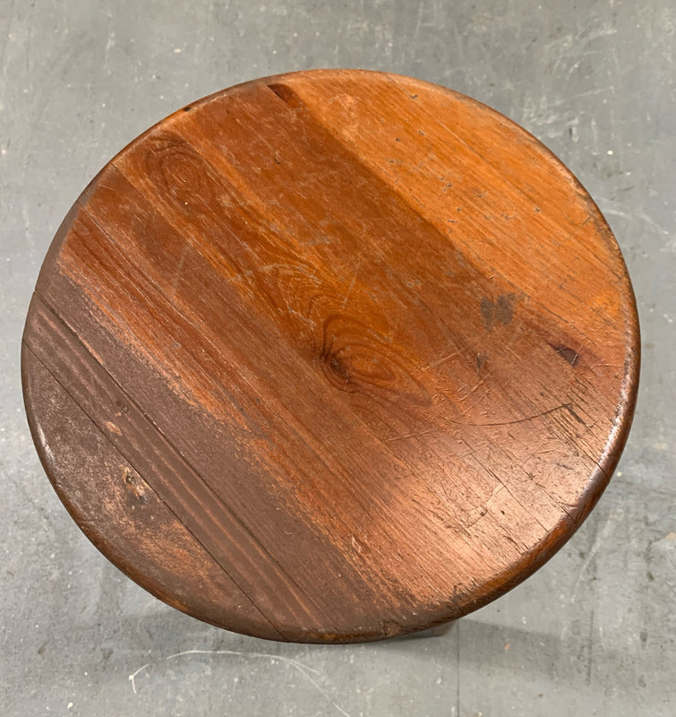 Vintage Wooden Bar Stool  # 4681  Byron