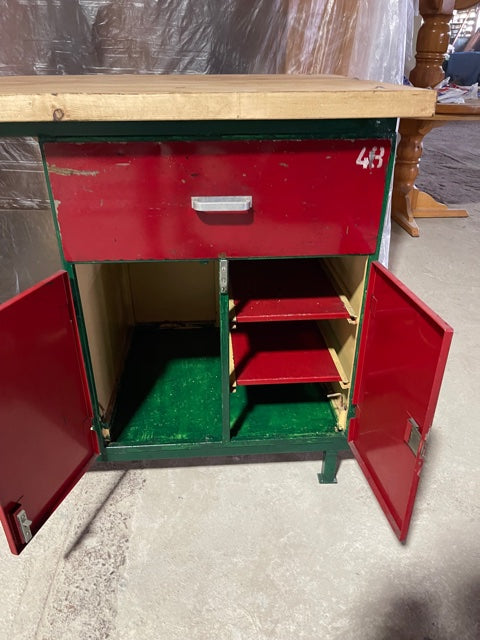 Vintage European Workbench / Kitchen Island  #3739 Nr10  Byron