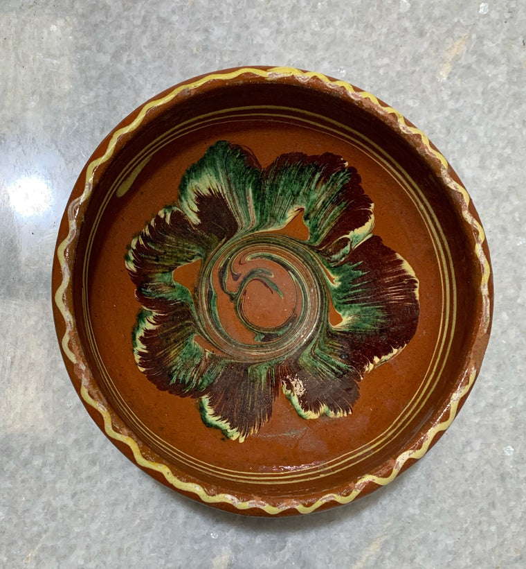 Old  Hungarian Terracotta Bowl #4689