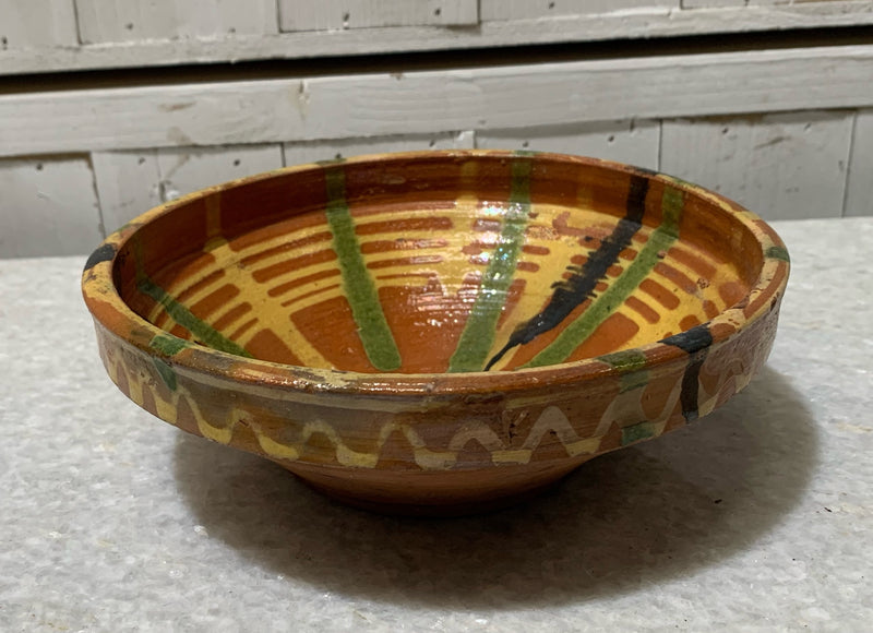 Vintage Hungarian Terracotta Bowl #4692