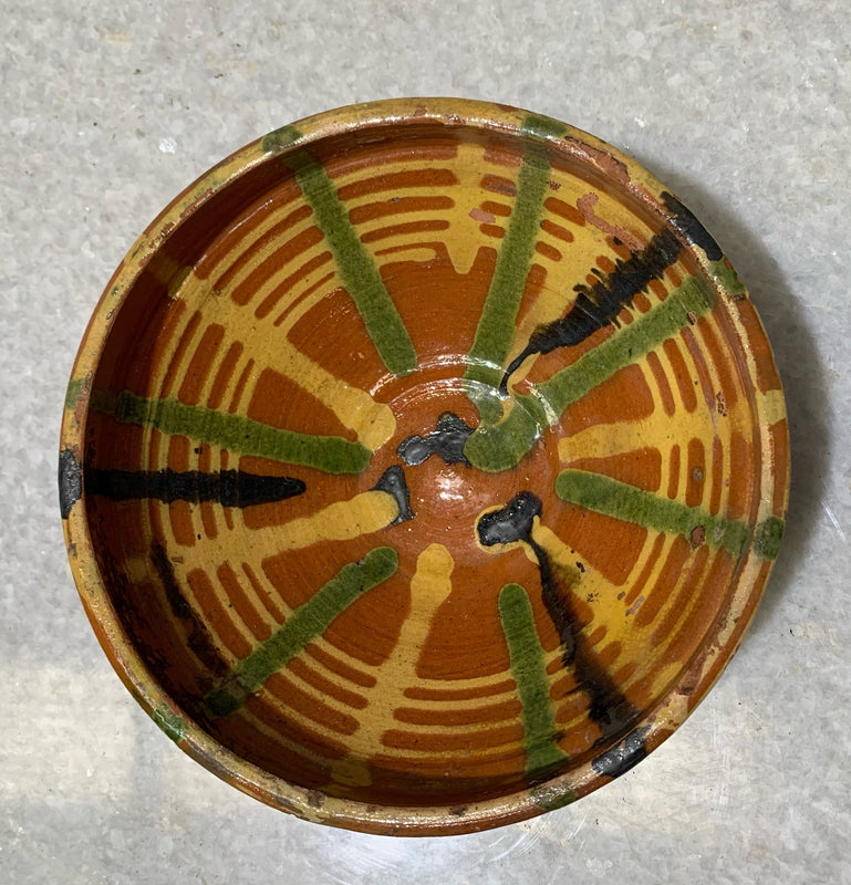 Vintage Hungarian Terracotta Bowl #4692