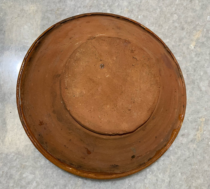 Vintage Hungarian Terracotta Bowl #4692