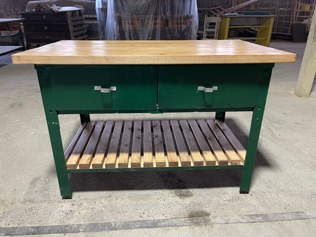 Vintage European Workbench / Kitchen Island #3745 Nr16
