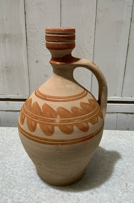 Vintage Hungarian Gypsy Terracotta Jug #4696