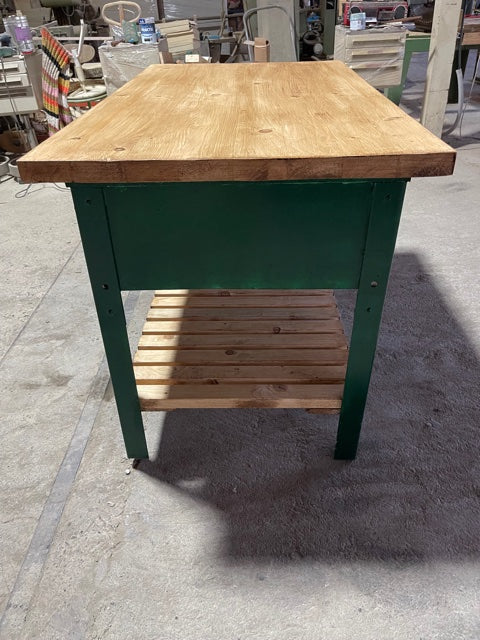 Vintage European Workbench / Kitchen Island #3745 Nr16