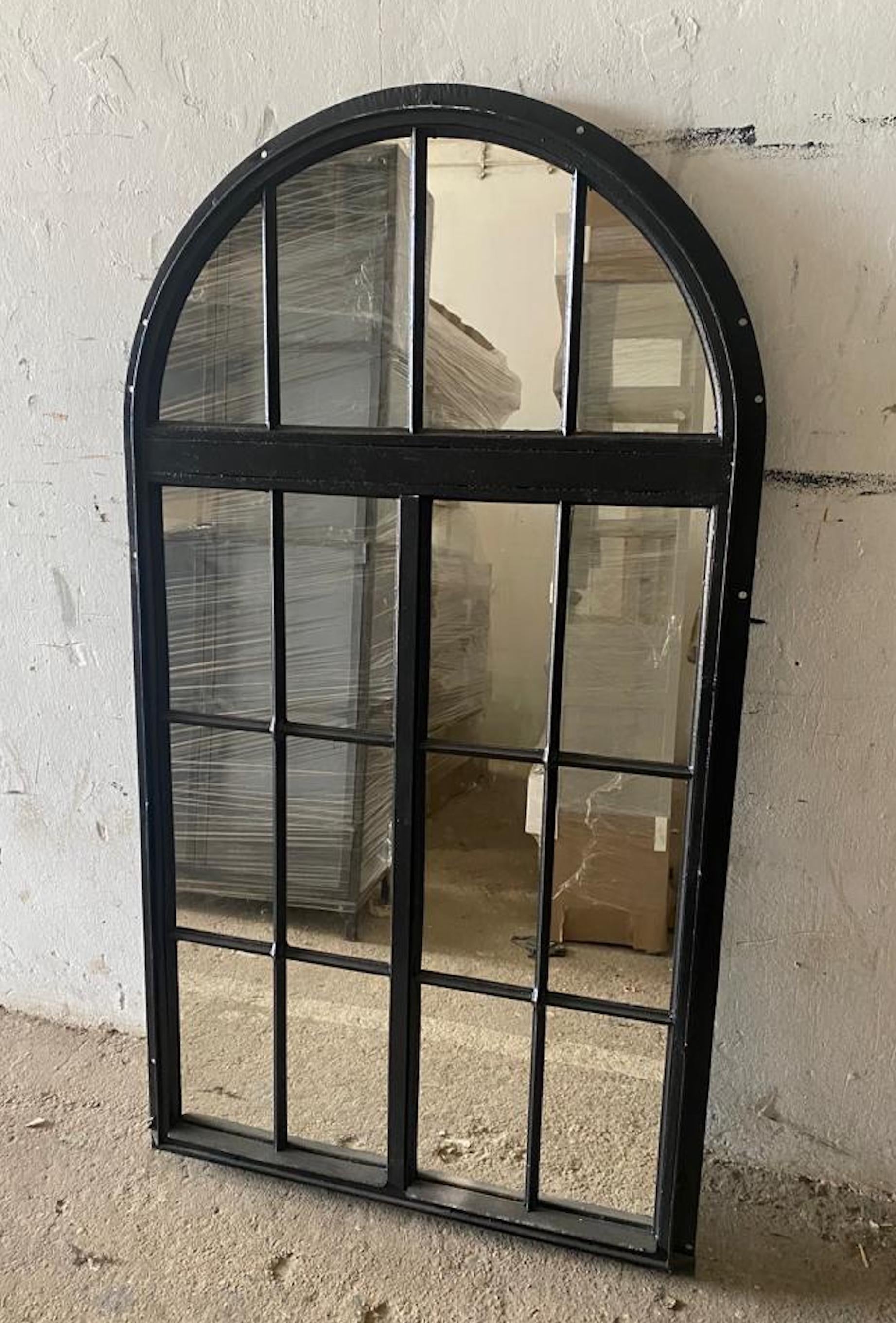 European Cast Iron Window Mirror #4423