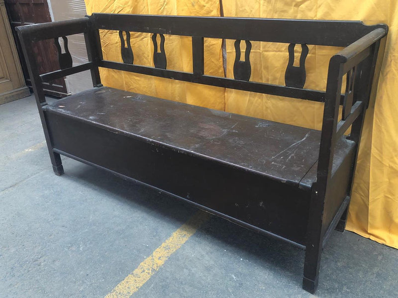 European wooden kitchen box bench  #2993/12