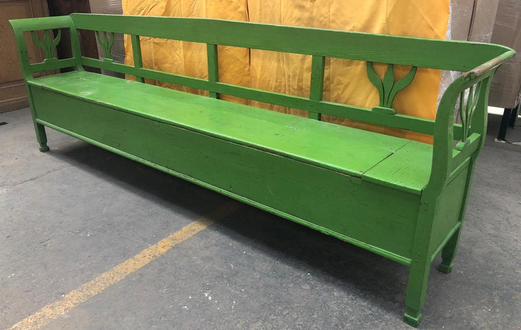 European wooden kitchen box bench  #2993/3