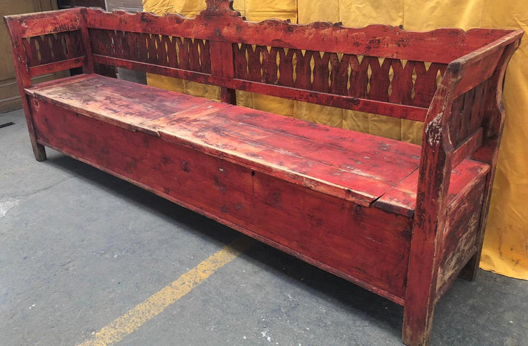 European wooden kitchen box bench  #2993/5  Sep/october container KIRRA