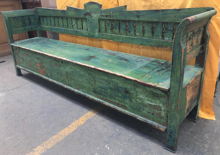 European Wooden Kitchen Box Bench  #B2993 Byron Warehouse