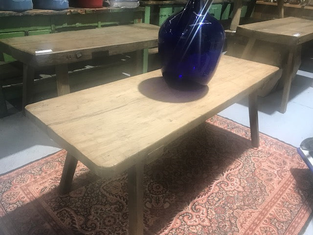 Vintage industrial European wooden COFFEE table  #2302/2
