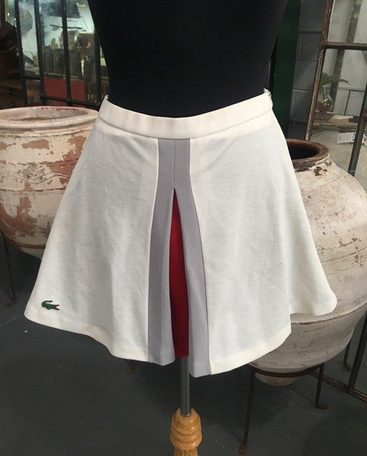 Vintage Lacoste Tennis Skirt  #C308  FREE AUS POSTAGE