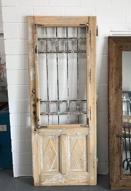 Vintage European Wooden  Door  #3639  Byron