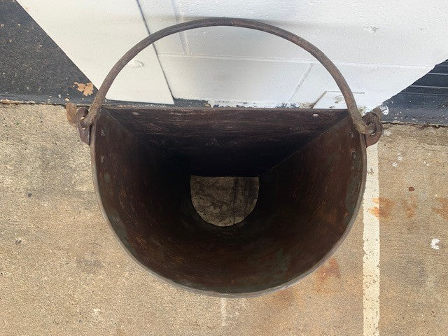 Galvanised Wall Planter with Handle  #4642 Byron