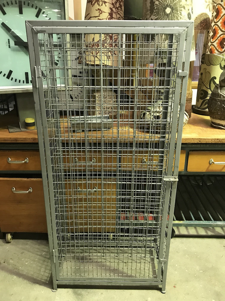 Vintage industrial French wine bottle rack #1798 Byron Warehouse