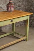 Vintage French Kitchen Farmhouse Table #2519