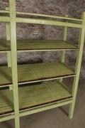 Vintage industrial Belgium bakers wooden rack  2.0 mt #2524