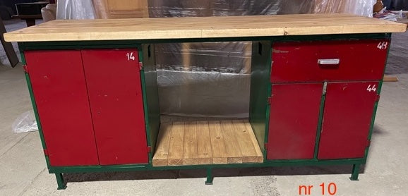 Vintage European Workbench / Kitchen Island  #3739 Nr10  Byron