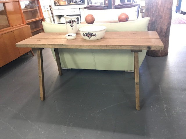 Vintage European Wooden Console Table  #4082  Byron