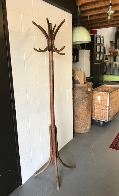 Vintage Wooden Czech Thonet Coat Rack  #3632C  Byron