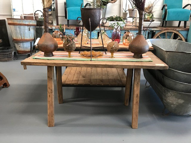 Vintage European Wooden Console Table  #4081  Byron