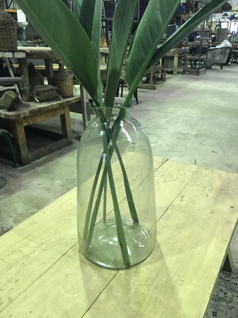 Vintage industrial European glass jars  #1812