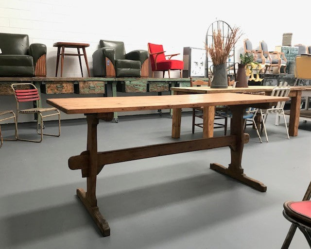 Vintage European  Tressle  Table   #3634  Byron