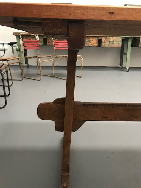 Vintage European  Tressle  Table   #3634  Byron